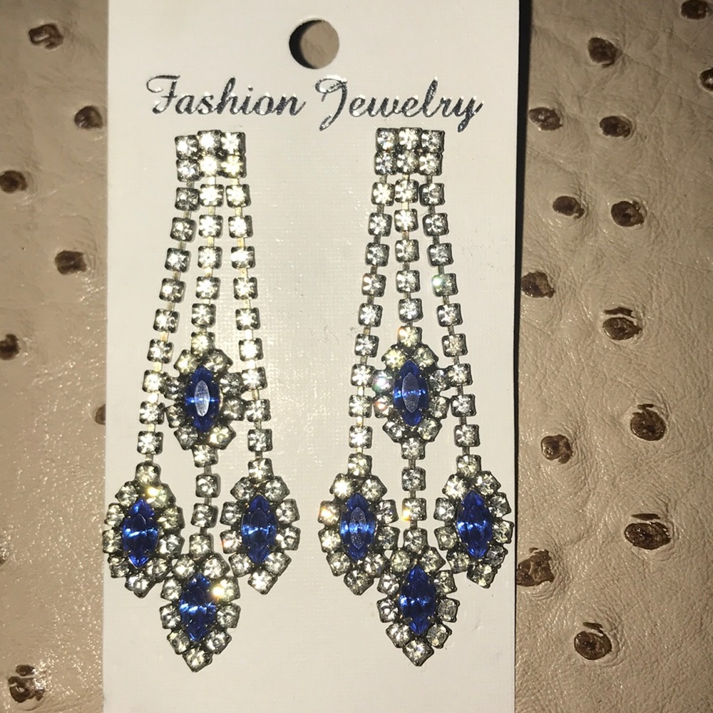 18c diamond earrings.